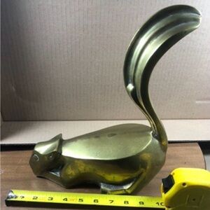 Rare Dolby Cashier Solid Brass Squirrel